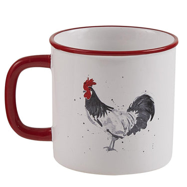 Chicken Coop Mugs - Rooster Set of 4 Park Designs - The Fox Decor